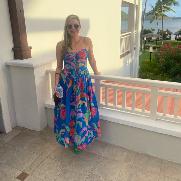 Farm Rio Painted Jungle Mididress - Picture 3 of 10